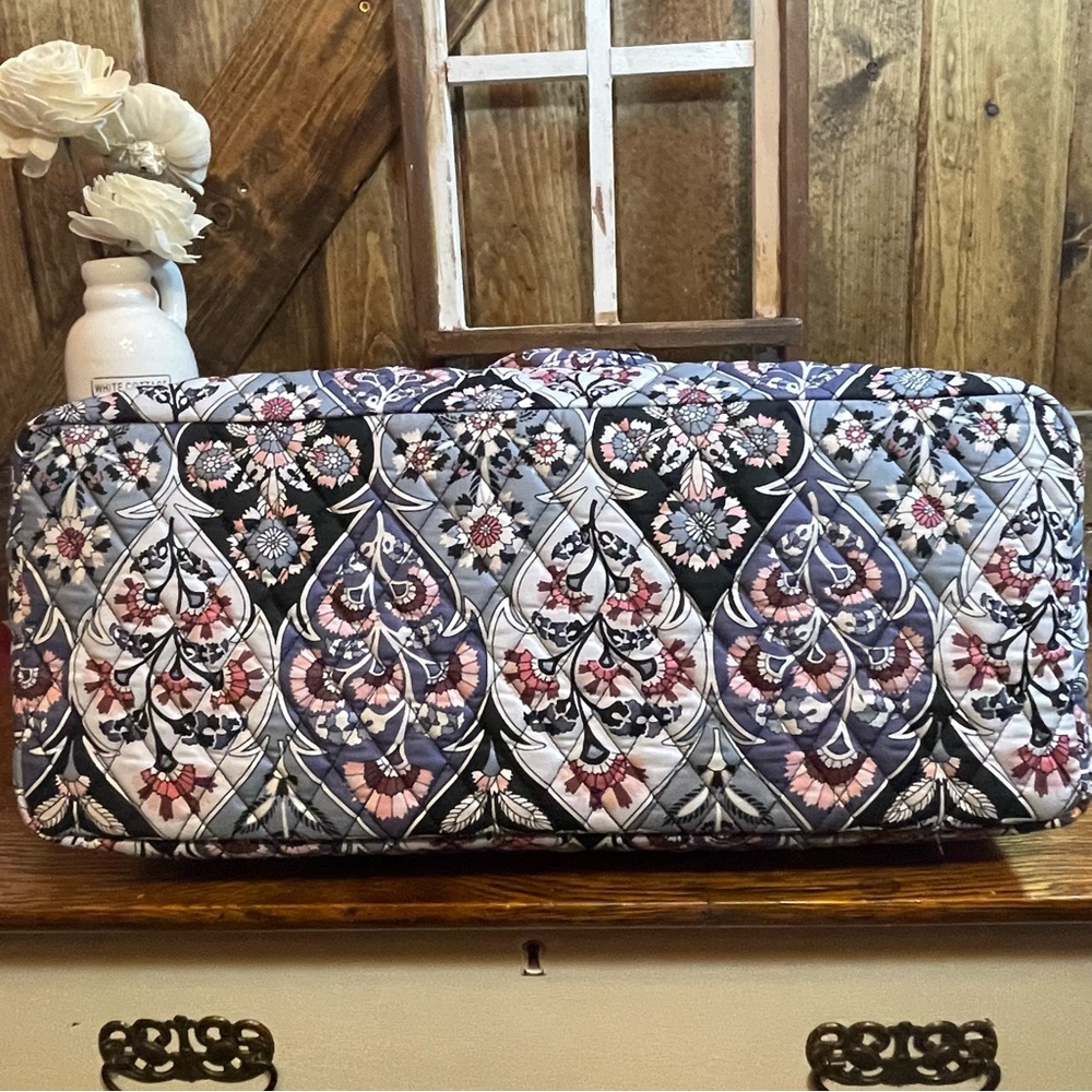 Vera Bradley Ornate Blooms Expandable Travel Tote Bag New NWT - Picture 9 of 16